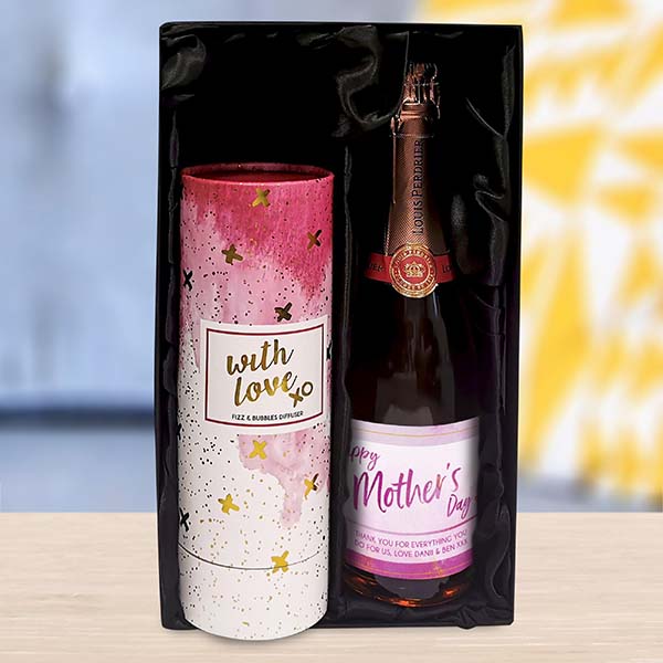 Personalised Mother's Day Prosecco & Reed Diffuser Gift Set